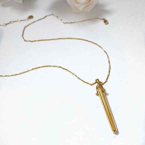 Stella & Dot Rebel Pendant Necklace — Gold - Picture 7 of 8